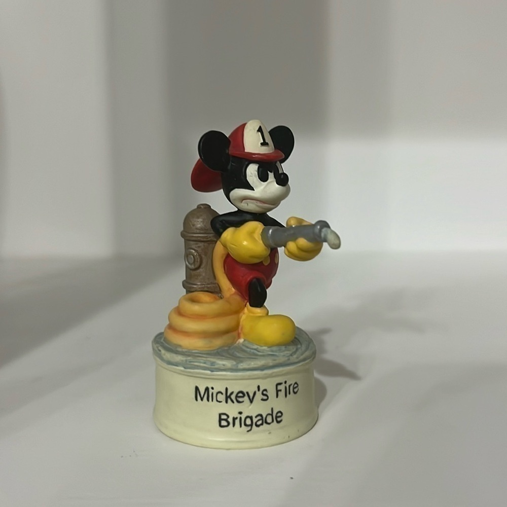 Lenox Mickey Mouse Figurines Mickey’s Fire Brigade